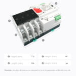 Buy Three Phase 63A/100A (ATS) Automatic Changeover Transfer Switch for Solar & Generator Backup System Kenya