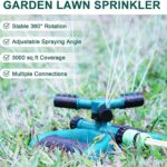 Buy Jumia Lawn Sprinkler Garden Irrigation System Automatic 360 Rotating Water Sprinklers for Large Yard Area Adjustable Oscillating Sprayer for Watering Glass Outdoor Kenya (2)