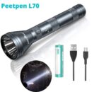 Buy Best 0.7 Km Peetpen L70 Led Flashlight Rechargeable 2 Cell C Full Size Heavy Duty Flashlight 1500 Lumens Water Resistant 4 Modes Battery Included Products Price In Kenya Lumen Vault Products Price In Kenya Lumen Vault Shop By CategoryNewest ProductsBest SellingOn Sale​Advice From Health Experts