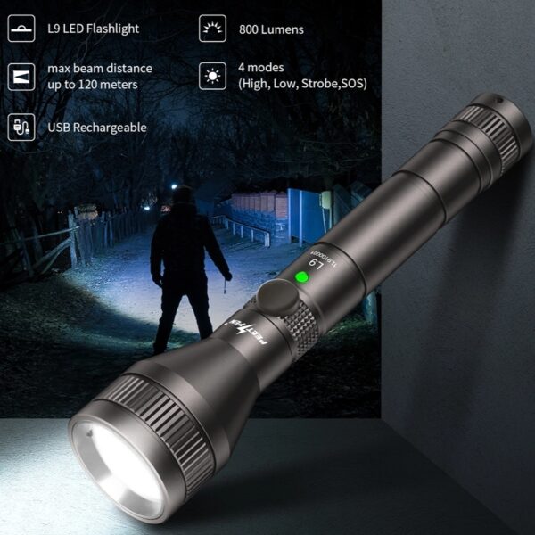 Buy Best 120M Peetpen L9 Usb Rechargeable Osram Led Flashlight Pocket Torch 4 Modes 500 Lumens 10440 Battery Ipx4 Waterproof 2 Price In Kenya Lumen Vault 500 Lumens Osram P8 Led 120 Meters Beam 2 Light Modes: High/Low/ Size 10440 Battery Up To 9 Hrs Of Uninterrupted Illumination. Ipx6 Waterproof( Resistant To Water Splashes From Any Direction) Warranty: No