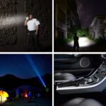 1Km Beam Flashlight Peetpen L80 –  rechargeable Heavy-Duty USB torch Flashlight/torch. 900 lumens, /torch, IPX6 Waterproof, 2D-size cell(Included)