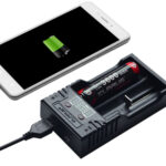 Klarus K2 2-bay USB Smart Charger with LED Indicator for Li-ion, NiMh and NiCd Batteries