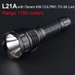 Buy-best-1.2Km-Convoy-L21A-LED-Flashlight-SST40-2300lm-long-range-flashlight-torch.-6500K-2170018650-battery-White-Tint-BlackGold-products-price-in-Kenya-Lumen-Vault-products-price-in-Kenya-Lumen-Vault