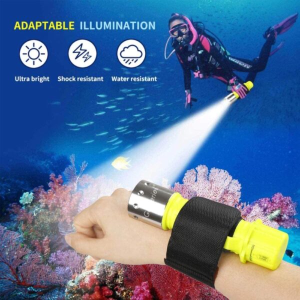 Scuba'S Flashlight Waterproof Torch