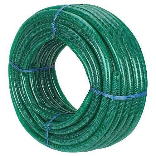 3/4 By 50m Coninx Green Braided Heavy Duty Water Hose Pipe For