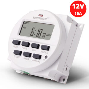 Buy Best 12V Sinometer Dc Digital Timer 7 Days Programmable Weekly 24Hours Solar Countdown Timer Relay Switch For Lighting Irrigation Automation Switch 16A Products Price In Kenya Lumen Vault This Versatile 12V Dc Timer Switch Excels In Controlling The Activation Of Various Electrical Equipment, Making It An Ideal Choice For Automating:
