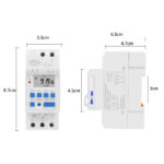 16A Sinometer – AC Digital Timer  200-250V, 7 Days Programmable Weekly 24hours Relay Timer Switch for Streetlights Automation – 3500W