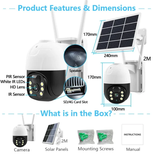 4g Solar cctv