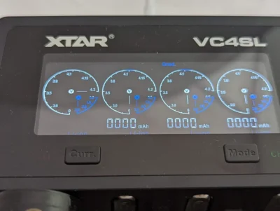 XTAR VC4SL Charger for 18650 lithium batts