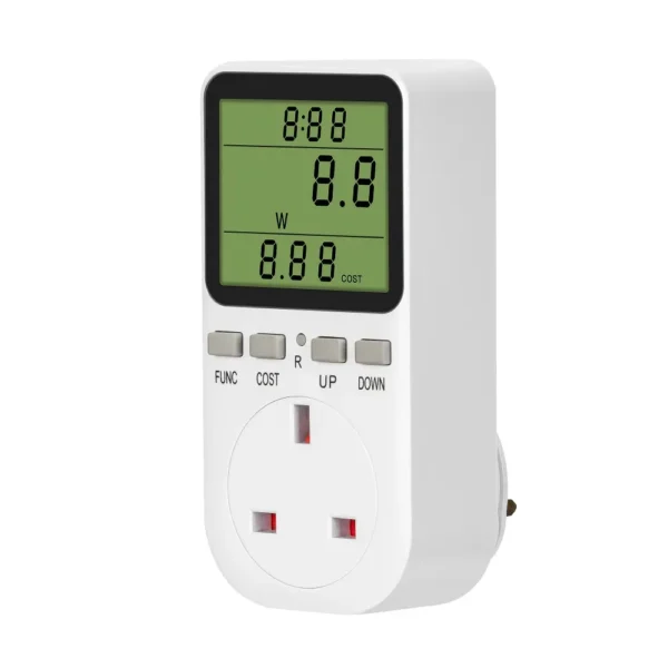 Manhua Tg44Me Meter Socket Kill A Watt Electricity Usage Monitor 1 Manhua Tg44Ne Energy Meter Voltage Wattage Current Monitor -- 16A, 3600W Uk Plug