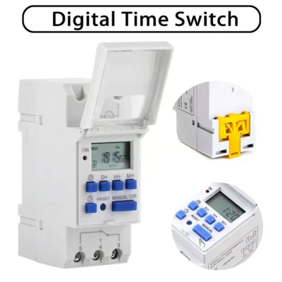 ManHua MT15 Digital Timer Switch relay switch for automation, 16A, 240VAC