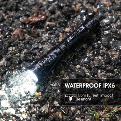 Peetpen L28 Rechargeable Flashlight – 1500 Lumen LED Torch with USB-C, Waterproof, Long Range Beam, Tactical EDC for Camping & Emergency (5)