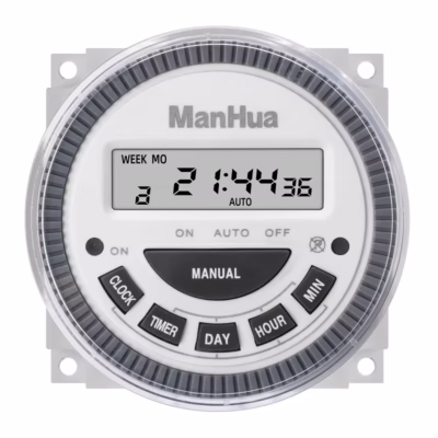 MT619HPV Manhua 12V 16A Programmable Digital Timer Switch with LCD Daily ONOFF Scheduler (3)