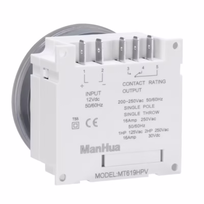 MT619HPV Manhua 12V 16A Programmable Digital Timer Switch with LCD Daily ONOFF Scheduler (3)