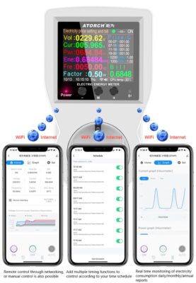 atorch s1 smart meter socket kill a watt energy meter