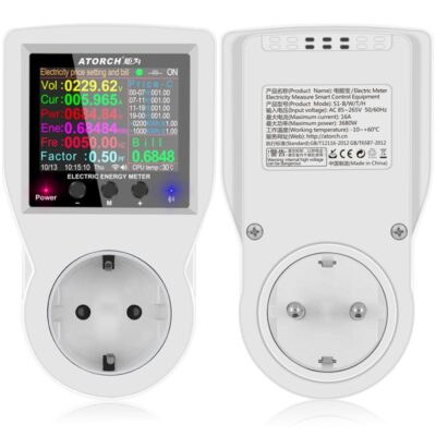 atorch s1 smart meter socket kill a watt energy meter