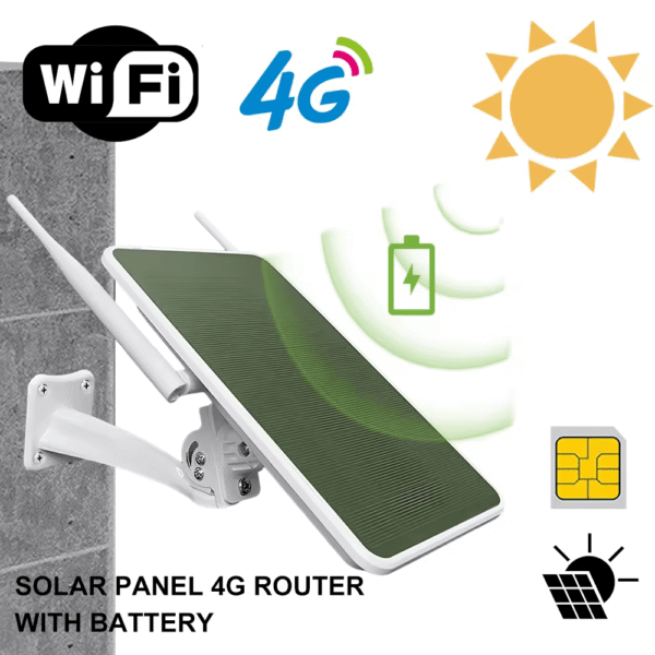 solar wifi 4g router with sim slot sim card solar router Stay online wherever you go—no electricity or wired internet required. This solar-powered outdoor 4G LTE WiFi router creates a wireless hotspot for your home, campsite, RV, or farm, using any  4G SIM card(PIN Disabled). With a 15W solar panel and a massive 25600mAh built-in battery, it runs nonstop day or night, even through rainy weather or power outages.